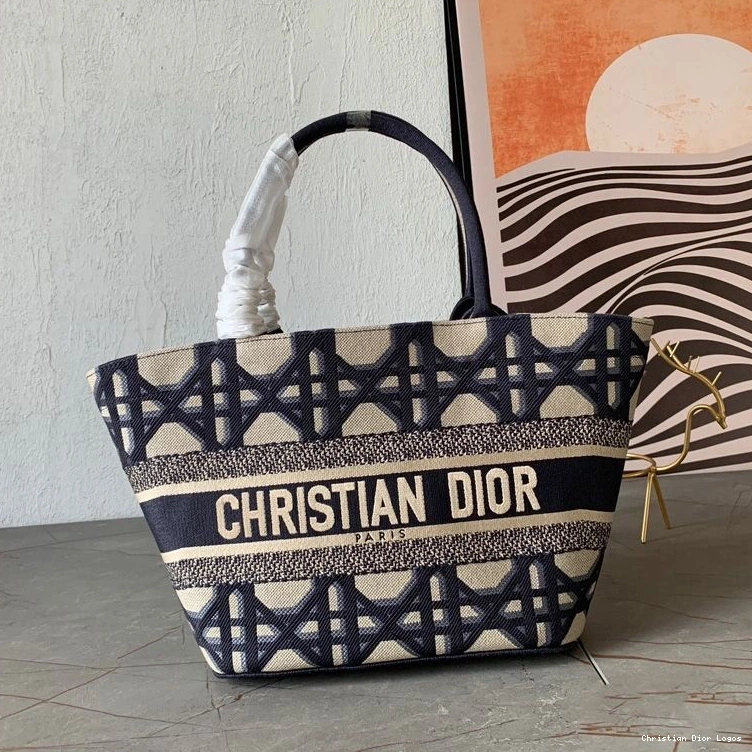 Cheap Canvas Macrocannage Blue Dior Christian Hat Basket Motif Bag 0814 Luxury